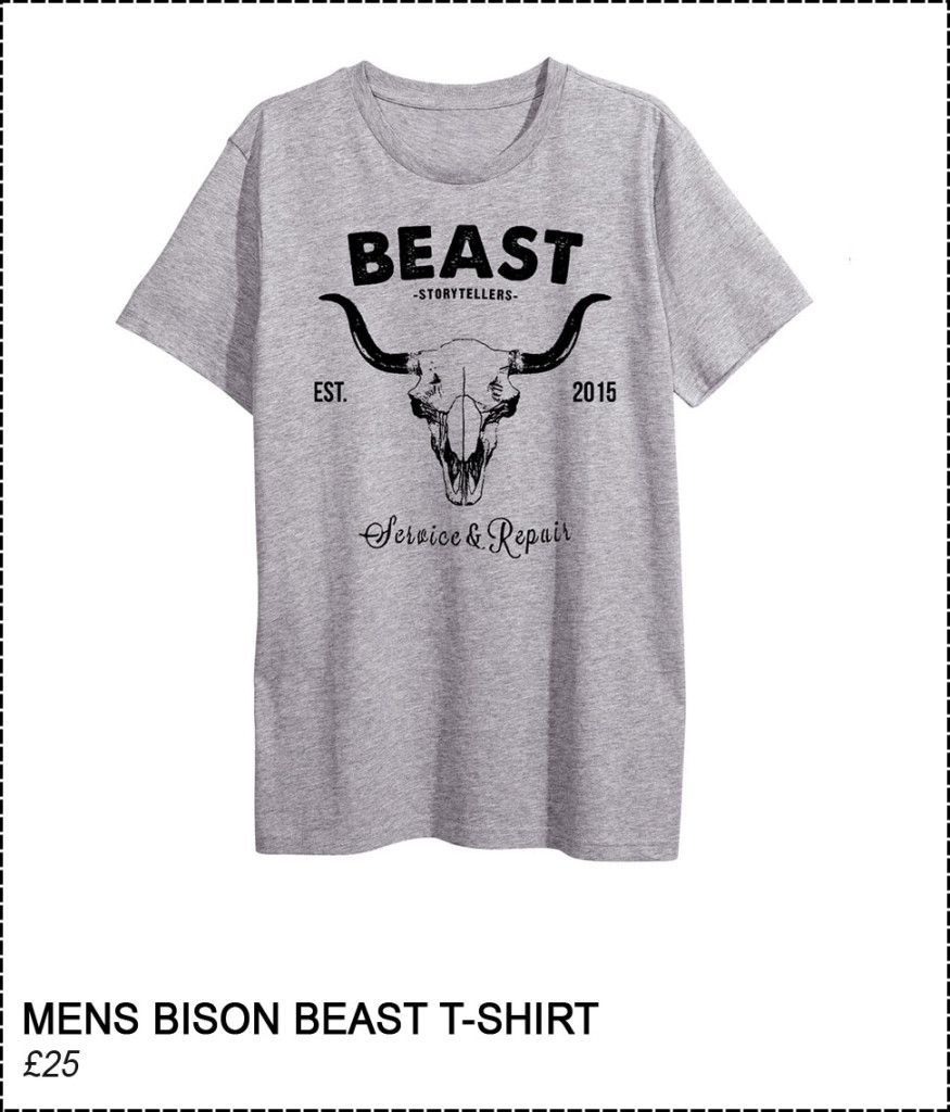 Mens Bison Beast T-Shirt